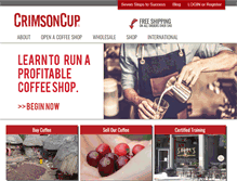 Tablet Screenshot of crimsoncup.com